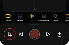 project trim button highlight image