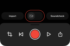 camera toggle highlight image