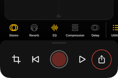 share button highlight